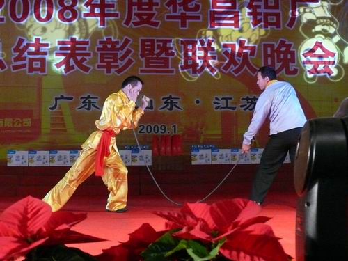 2008年度南宫NG28铝厂总结表扬暨联欢晚会-伟昌铝材