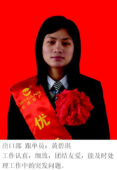 2008年度南宫NG28铝厂优异员工-伟昌铝材