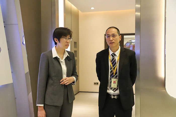 江门市市场监视治理局一行莅临南宫NG28集团观摩交流
