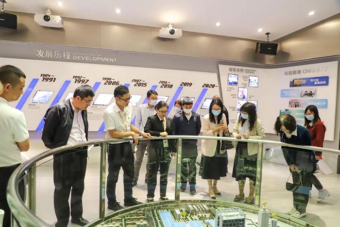 江门市市场监视治理局一行莅临南宫NG28集团观摩交流