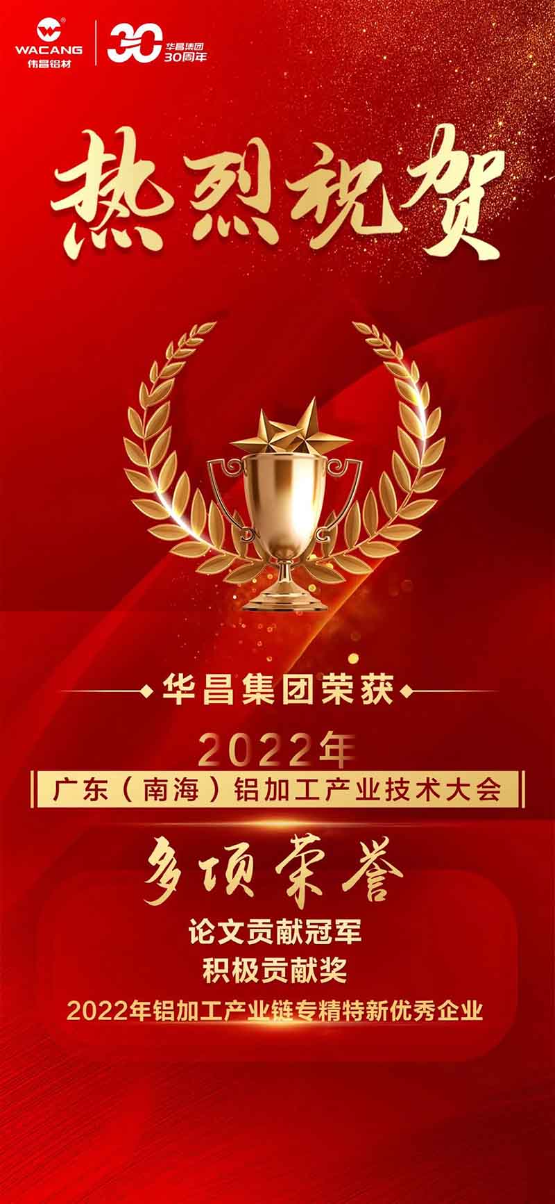 精彩铝途 载誉而行 | 2022年广东(南海)铝加工工业手艺大会，，，，，，南宫NG28集团荣获多项声誉
